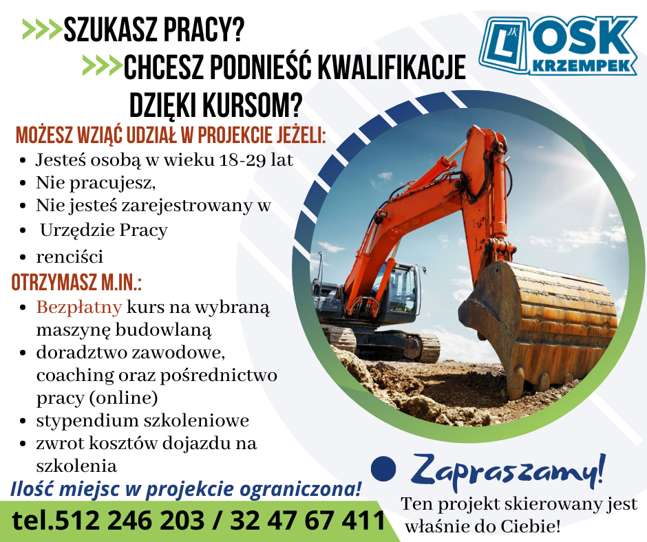 Ulotka promująca szkolenia